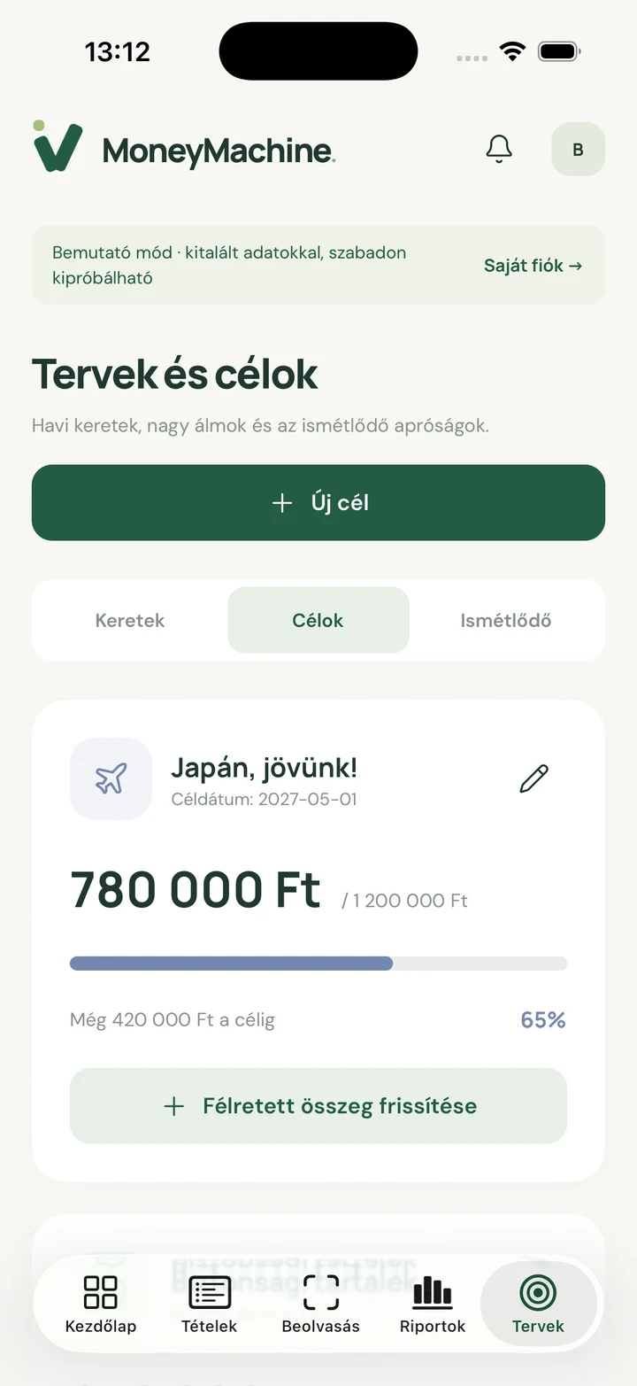 MoneyMachine — A következő cél már látszik